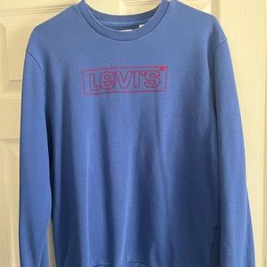Royal blue Levi’s sweatshirt